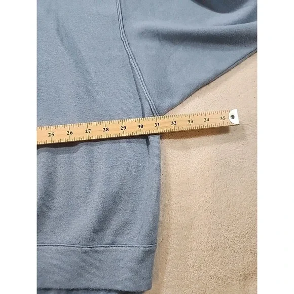 Free People Blue Oversized Tunic Shirt Blue Size Small - Picture 5 of 7